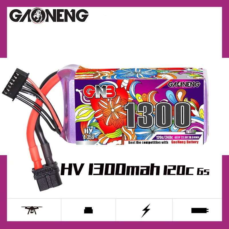 2Pcs GNB 6S Lipo Battery 22.8V - Drone Battery 6S 评论和价格