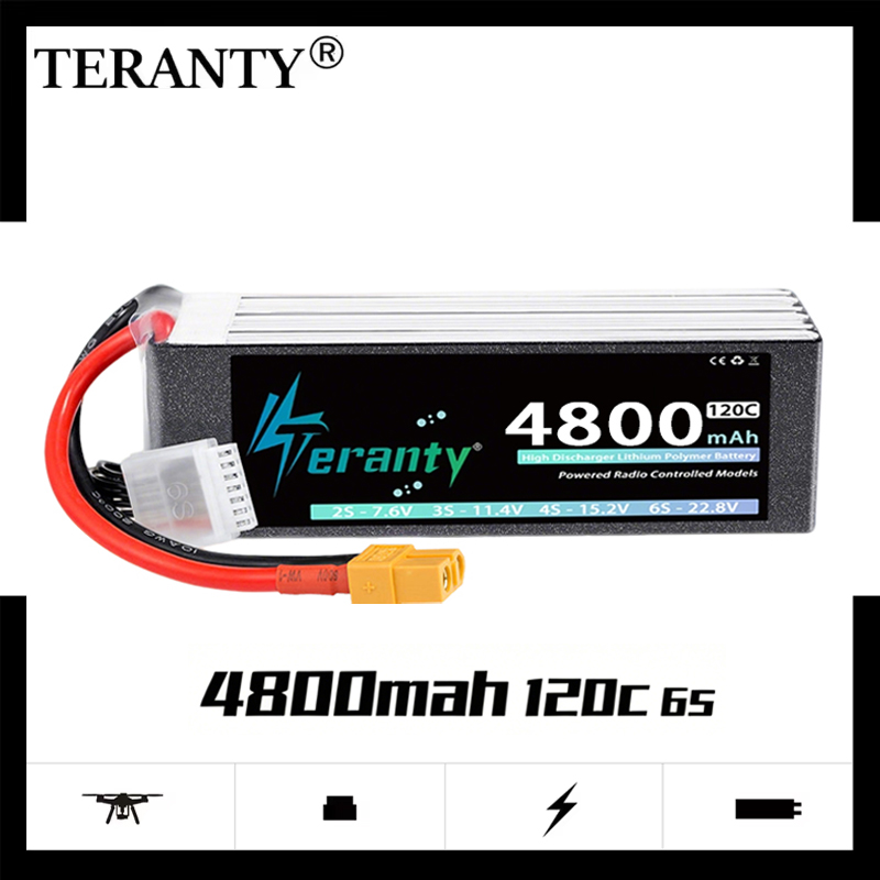 TERANTY 6S 4800mAh Lipo Batter - Drone Battery 6S 评论和价格