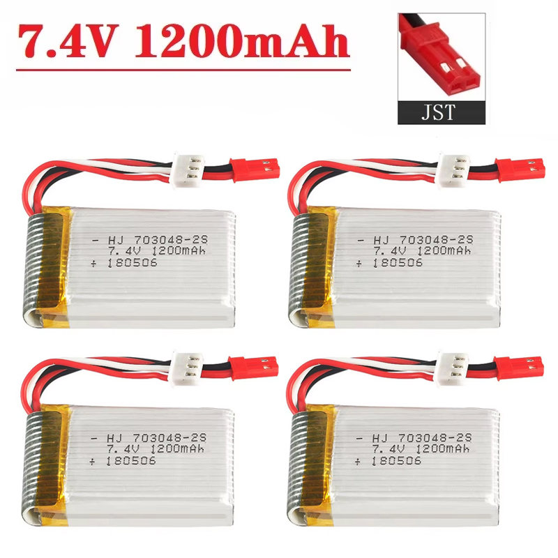 Lipo Battery 2S 7.4V 1200mAh 7 - Drone Battery Connector 评论和价格