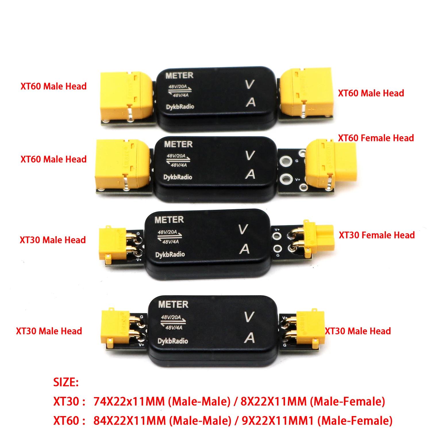 USB XT60 XT30 Voltmeter Ammete - Drone Battery Voltage Checker 评论和价格