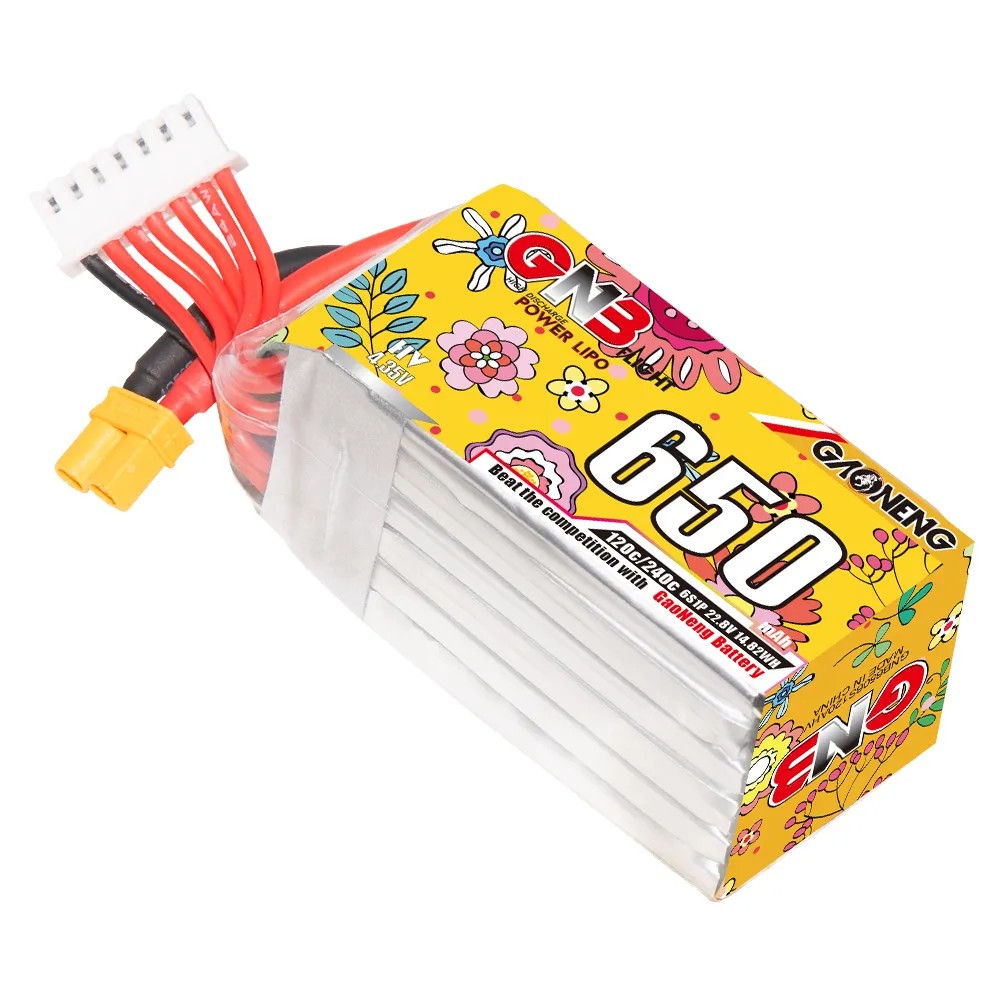 GAONENG 6S 650mAh LiHV 22.8V 1 - Drone Battery 6S 评论和价格