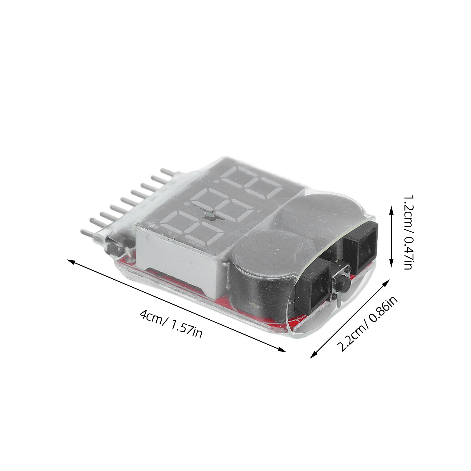 2Pcs Rc Battery Checker Lipo V - Drone Battery Voltage Checker 评论和价格
