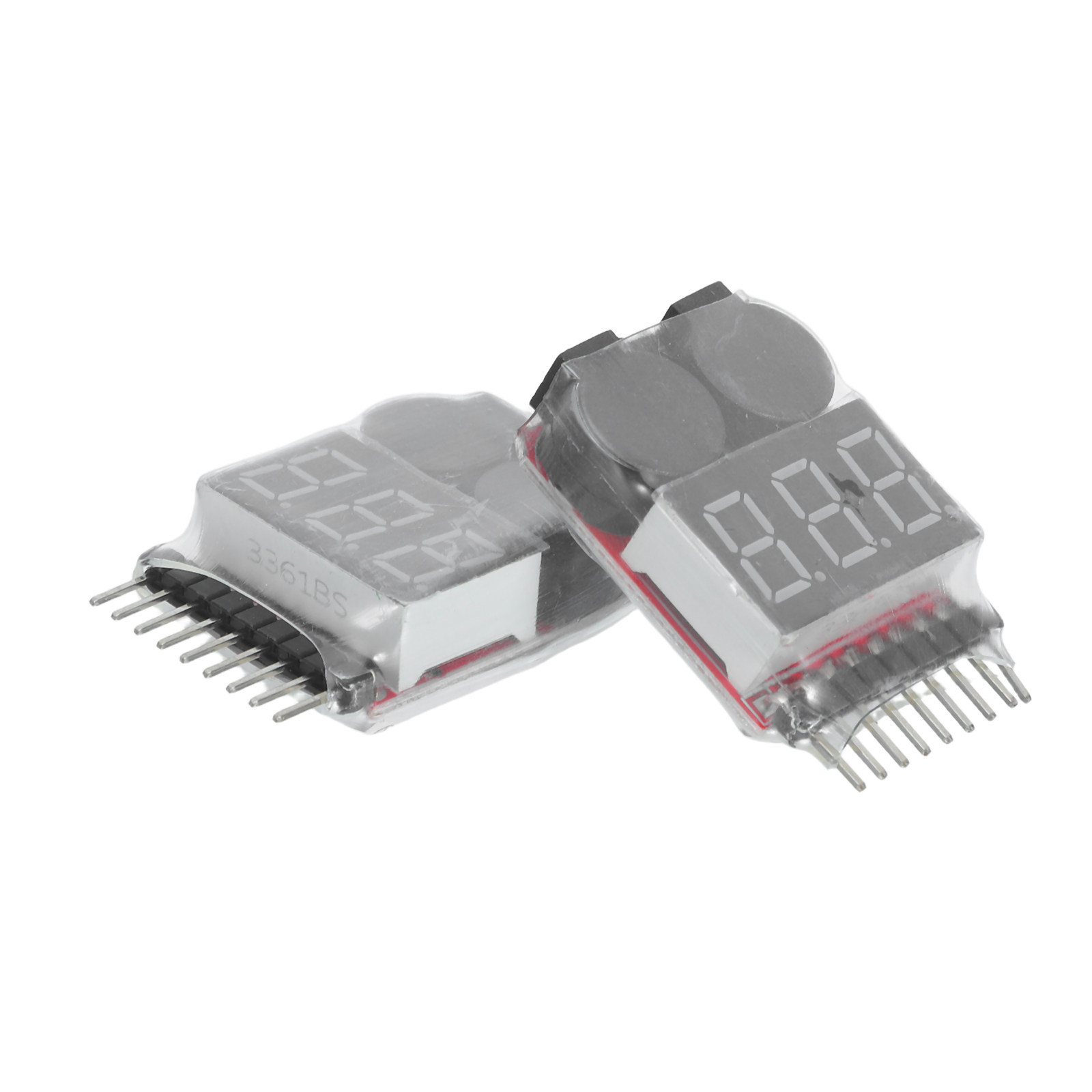 2Pcs Rc Battery Checker Lipo V - Drone Battery Voltage Checker 评论和价格