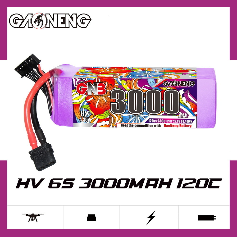 GNB Lipo Battery 6S 22.8V 3000 - Drone Battery 6S 评论和价格